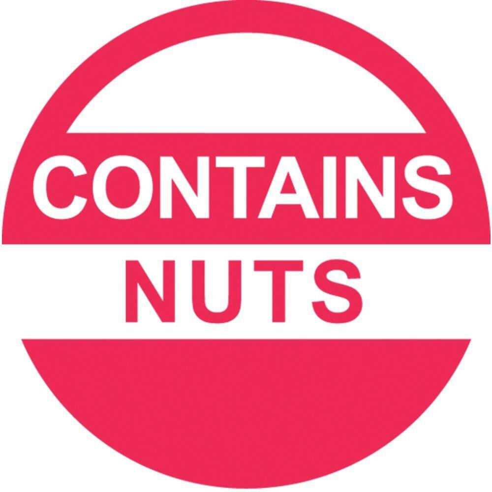 Contains Nuts Warning Label