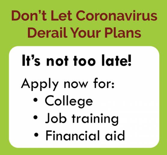 Graphic Don't Let Coronavirus Derail Your Plans