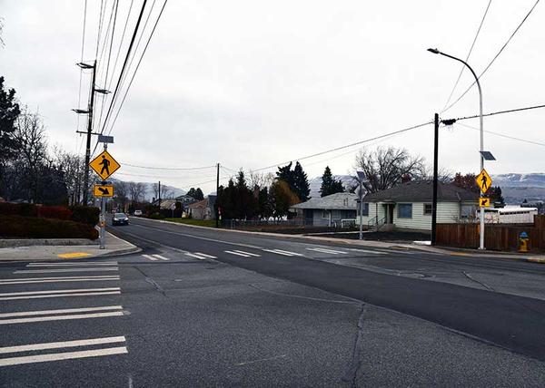 Orchard Avenue & Miller Street - Flashing Beacon Crossing and Pedestrian Improvements - Orchard Middle School