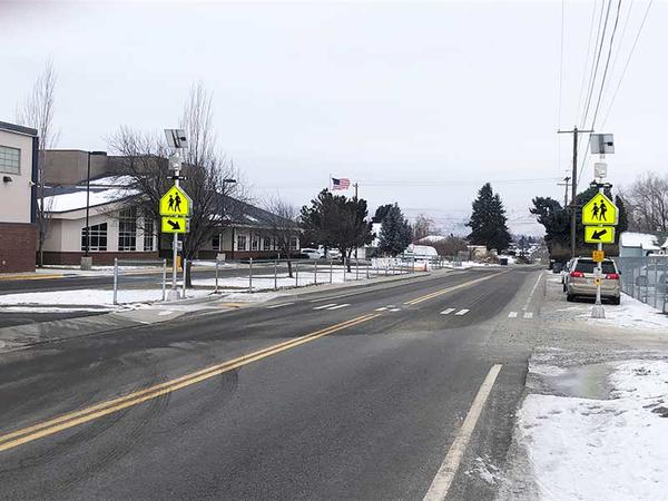 School Street - Flashing Beacon Crossing and Pedestrian Improvements - Sunnyslope Elementary School