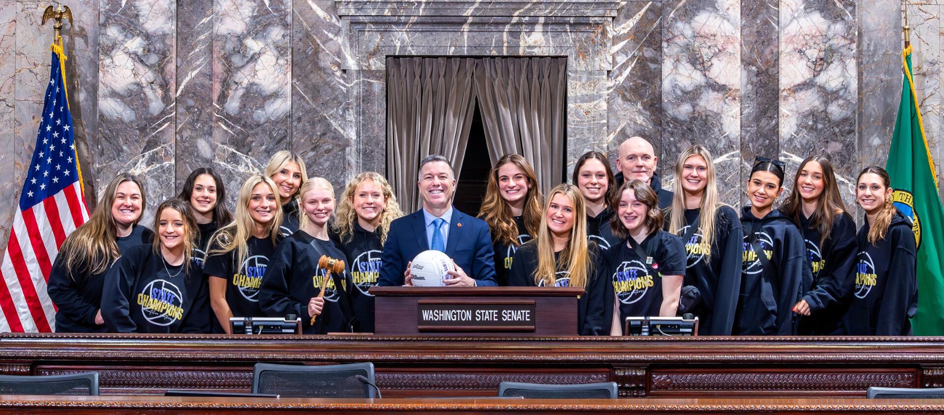 Panther Volleyball Honored by State Senate 