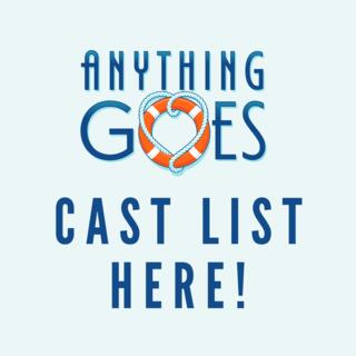 Cast list for Anything Goes.